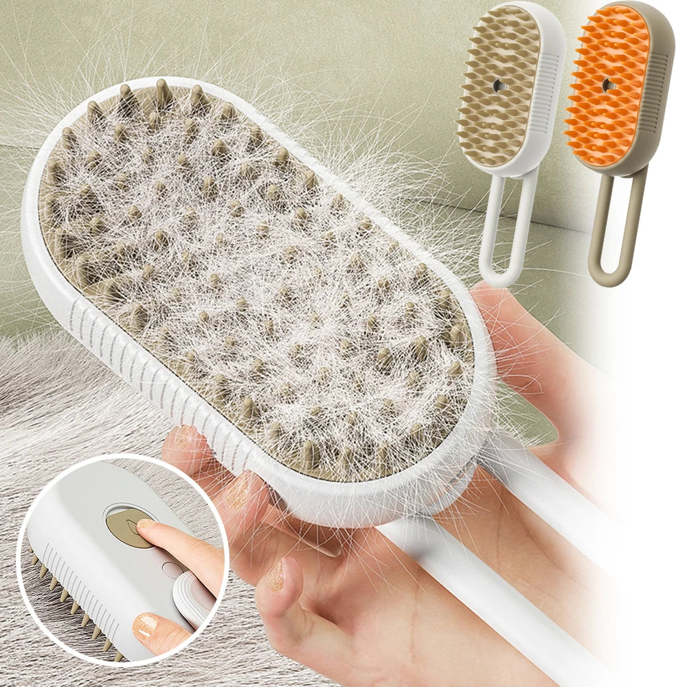 Steam Brush Grooming Comb